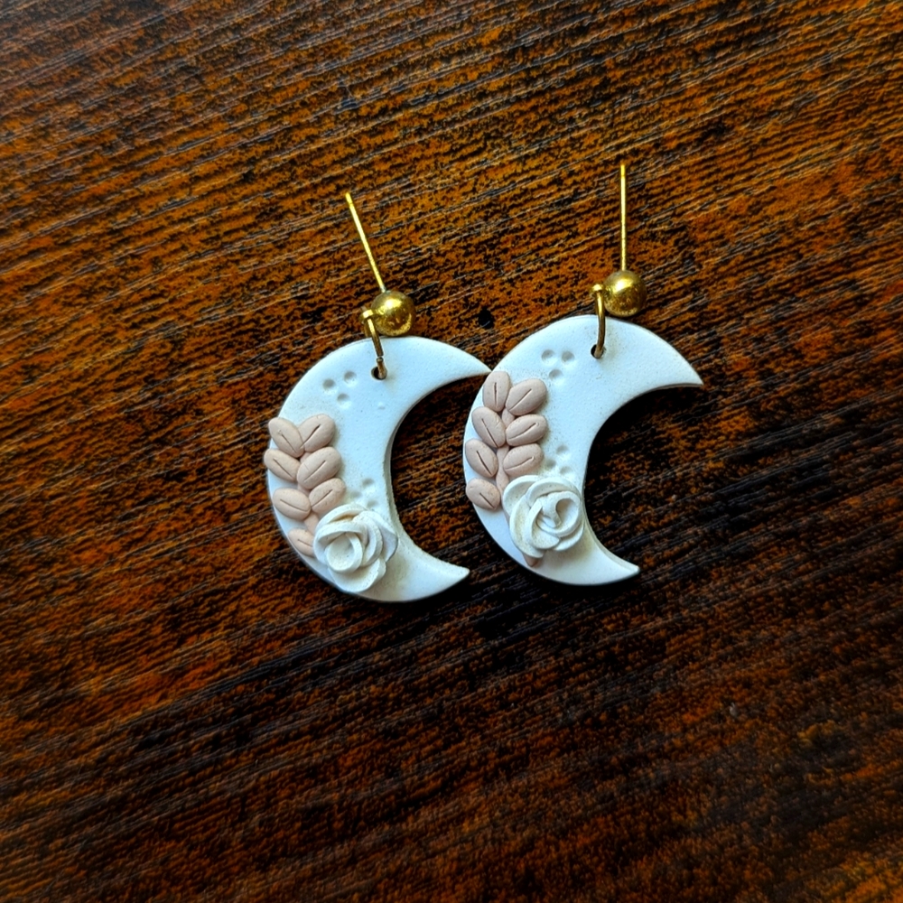 crescent moon earrings